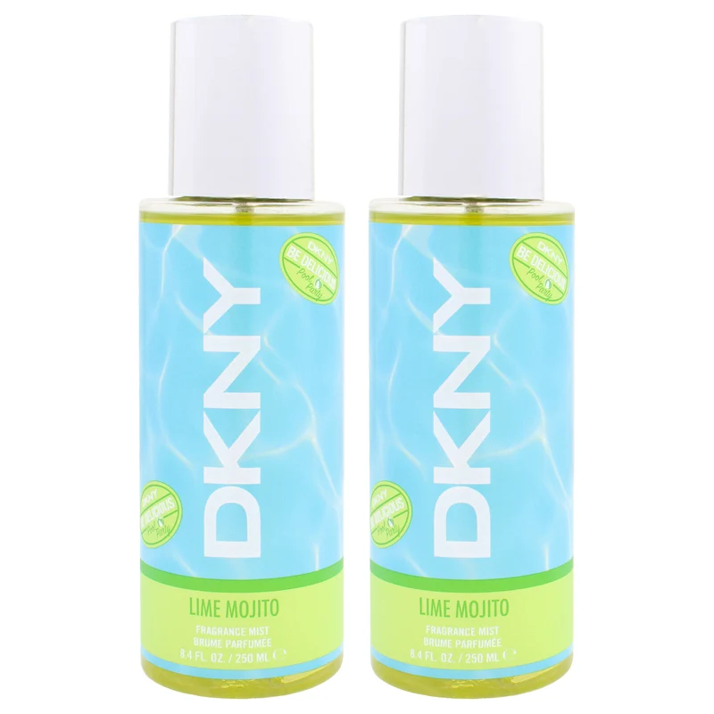 Donna Karan DKNY Be Delicious Pool Party - Lime Mojito by Donna Karan for Women - 8.4 oz Fragrance Mist - Pack of 2 8.4 oz