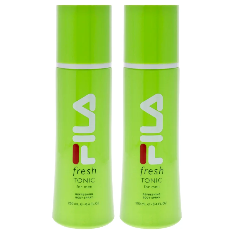 Fila Fila Fresh Green by Fila for Men - 8.4 oz Body Spray - Pack of 2 8.4 oz