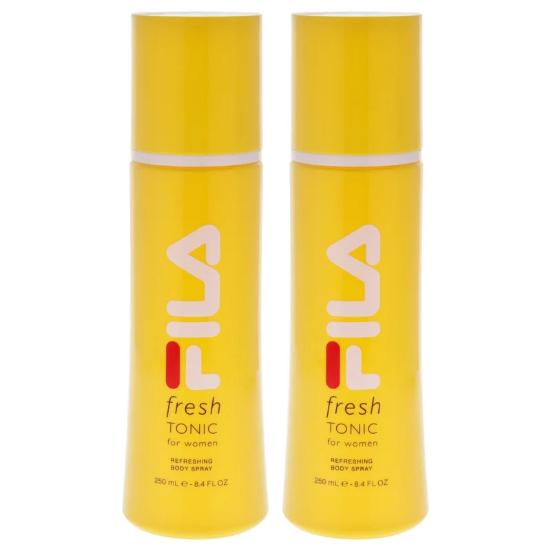 Fila Fila Fresh Yellow by Fila for Women - 8.4 oz Body Spray - Pack of 2 8.4 oz