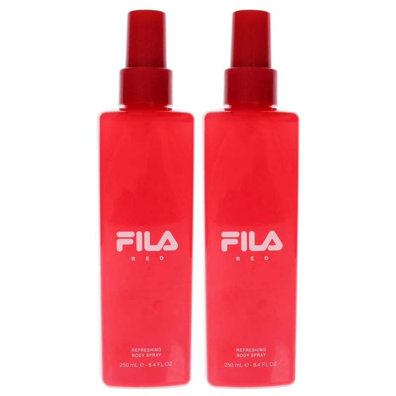 Fila Fila Red by Fila for Men - 8.4 oz Body Spray - Pack of 2 8.4 oz
