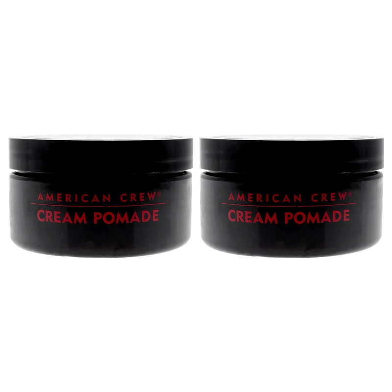 American Crew Cream Pomade by American Crew for Men - 3 oz Cream - Pack of 2 3 oz