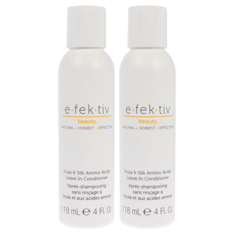 e.fek.tiv Inula Plus Silk Amino Acids Leave In Conditioner by e.fek.tiv for Unisex - 4 oz Conditioner - Pack of 2 4 oz