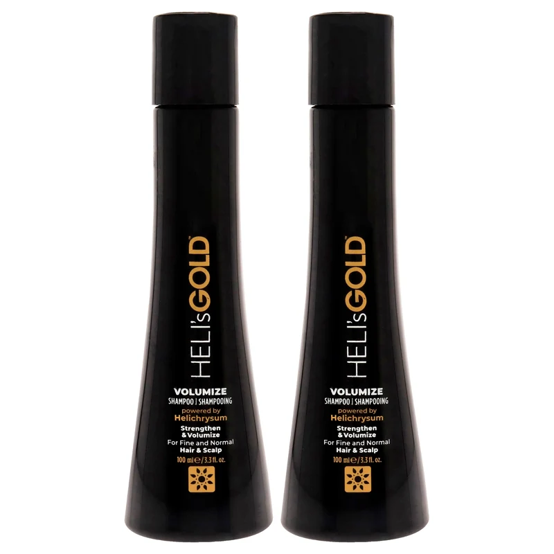 Helis Gold Volumize Shampoo by Helis Gold for Unisex - 3.3 oz Shampoo - Pack of 2 3.3 oz