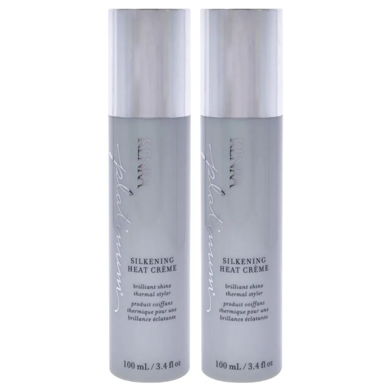 Creme Térmico Kenra Platinum Silkening 100 Ml, Pacote Com 2