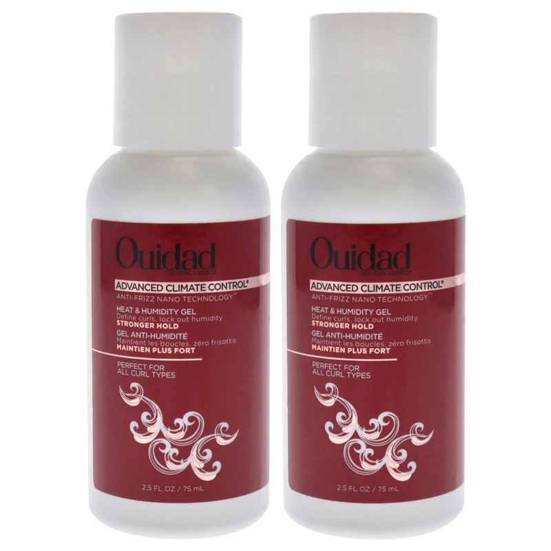 Ouidad Advanced Climate Control Heat and Humidity Gel - Stronger Hold by Ouidad for Unisex - 2.5 oz Gel - Pack of 2 2.5 oz