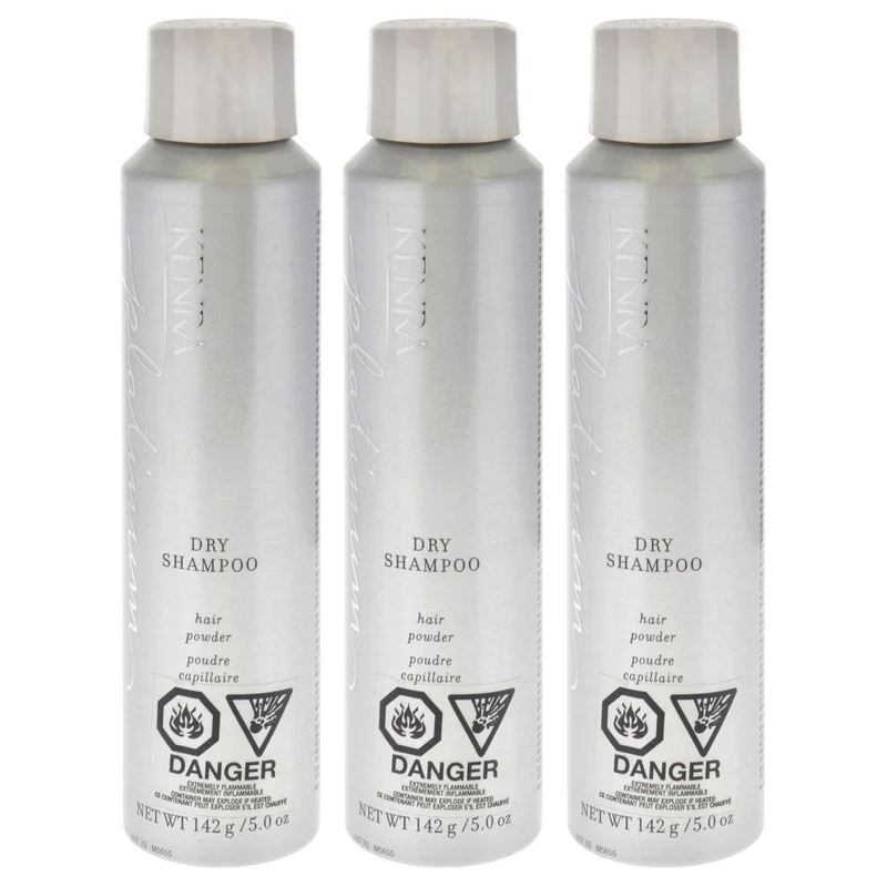 Kenra Platinum Dry Shampoo by Kenra for Unisex - 5 oz Dry Shampoo - Pack of 3 5 oz