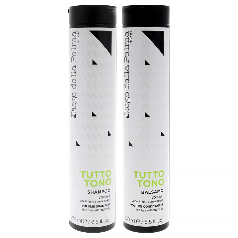 Diego Dalla Palma Tutto Tono Volume Kit by Diego Dalla Palma for Unisex - 2 Pc Kit 8.5oz Shampoo, 8.5oz Conditioner 2 Pc Kit