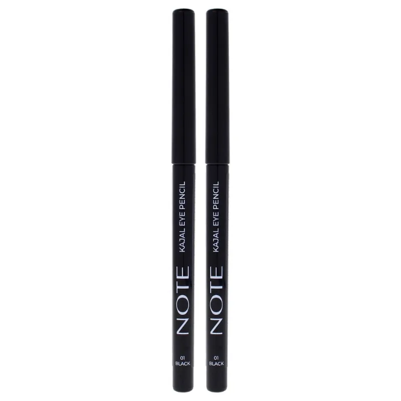 Lápis De Olhos Kajal Note Cosmetique Black Pack 2 - 0,3 Ml