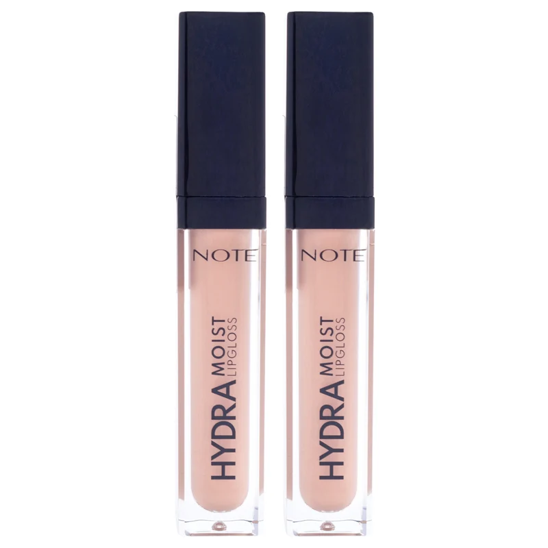 Note Cosmetique Hydramoist Lipgloss - 01 Nude Style by Note Cosmetique for Women - 0.2 oz Lip Gloss - Pack of 2 0.2 oz
