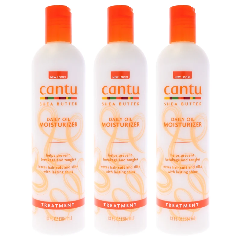 Cantu Shea Butter Daily Oil Moisturizer by Cantu for Unisex - 13 oz Moisturizer - Pack of 3 13 oz