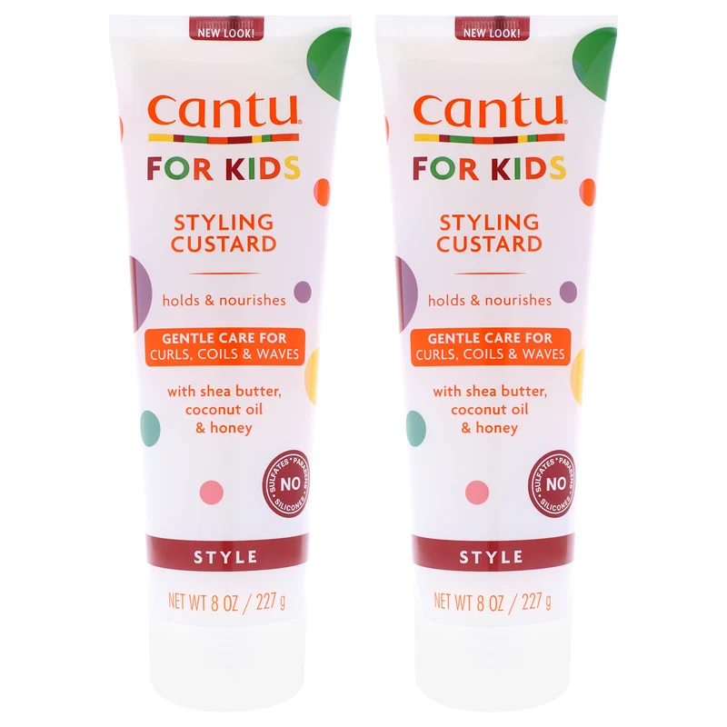Cantu Care For Kids Styling Custard by Cantu for Kids - 8 oz Cream - Pack of 2 8 oz