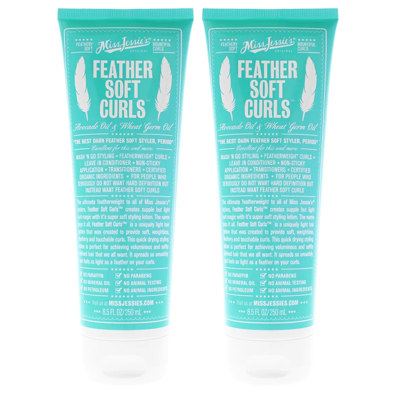 Miss Jessies Feather Soft Curls by Miss Jessies for Unisex - 8.5 oz Conditioner - Pack of 2 8.5 oz