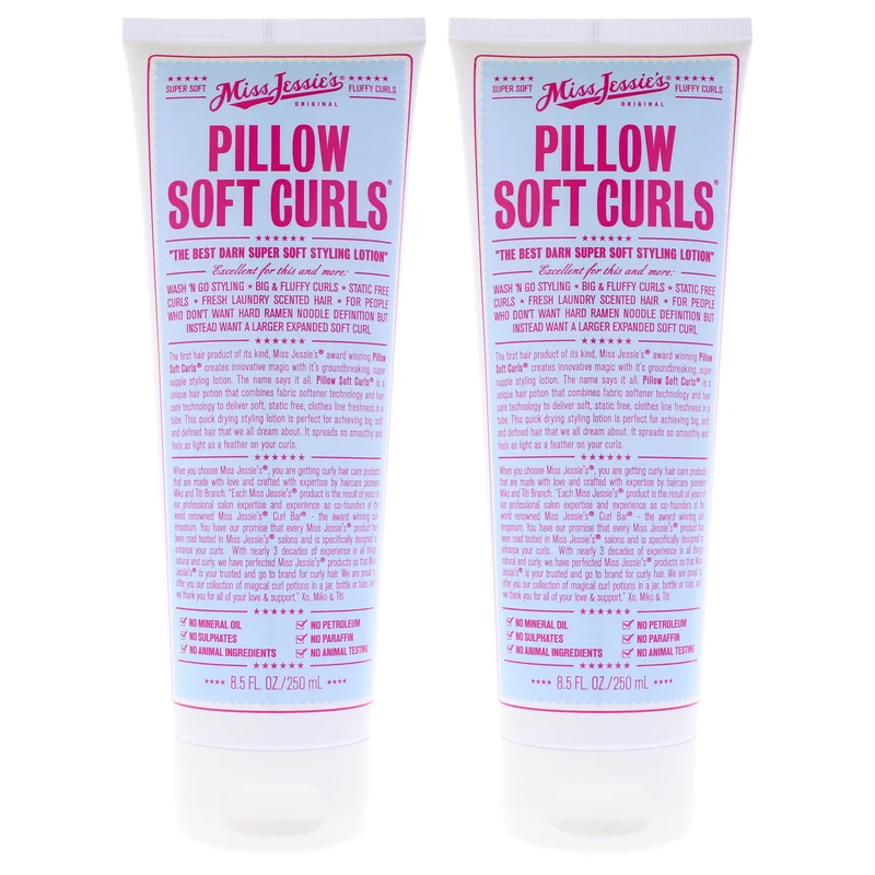 Miss Jessies Pillow Soft Curls by Miss Jessies for Unisex - 8.5 oz Lotion - Pack of 2 8.5 oz