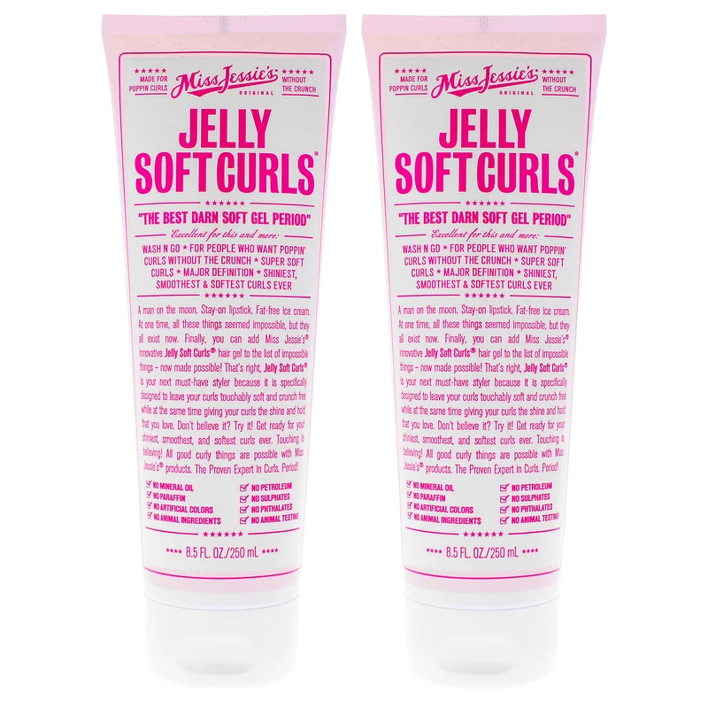 Miss Jessies Jelly Soft Curl by Miss Jessies for Unisex - 8.5 oz Gel - Pack of 2 8.5 oz