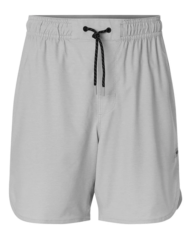 Legends SOM00B004 Men's Luka 7" Shorts - Light Grey Heather Gray-Light / Adult S