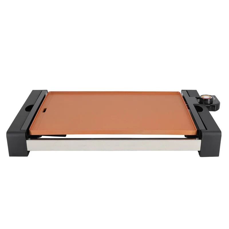 MegaChef 21.63" Copper Electric Grill with Non-Stick Coating Open Box