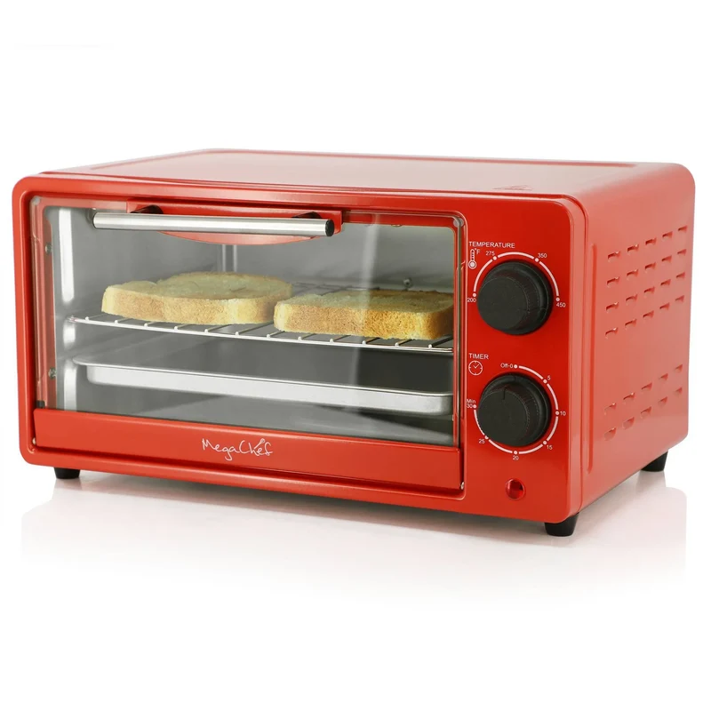 Electric Countertop Toaster Oven - 9L - Candy Red Imperfect