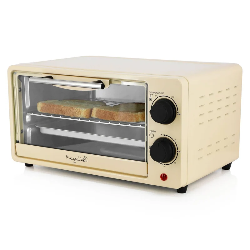 9L Electric Counter Top Toaster Oven - Cream Imperfect