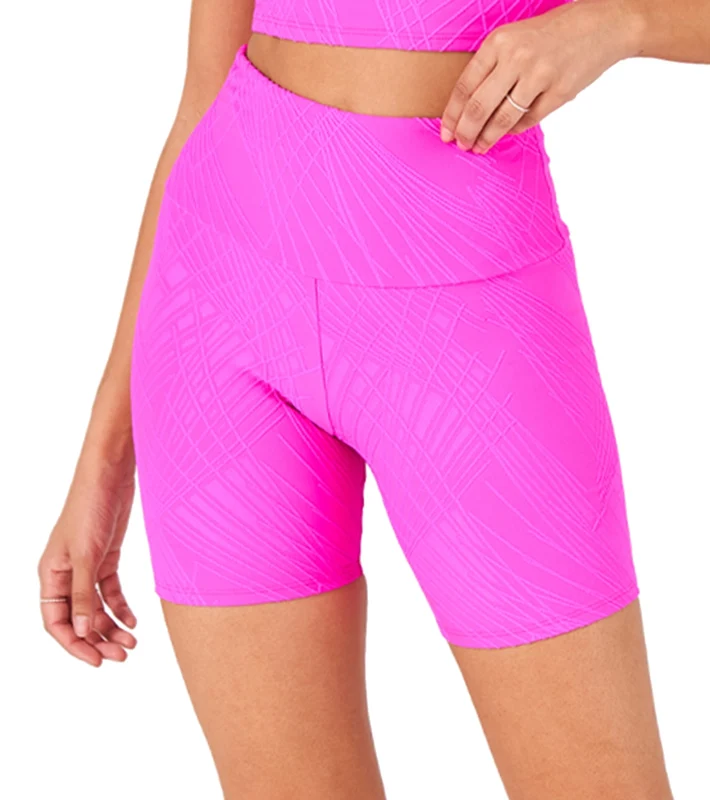 Onzie Selenite Biker Shorts Knockout Pink / ML