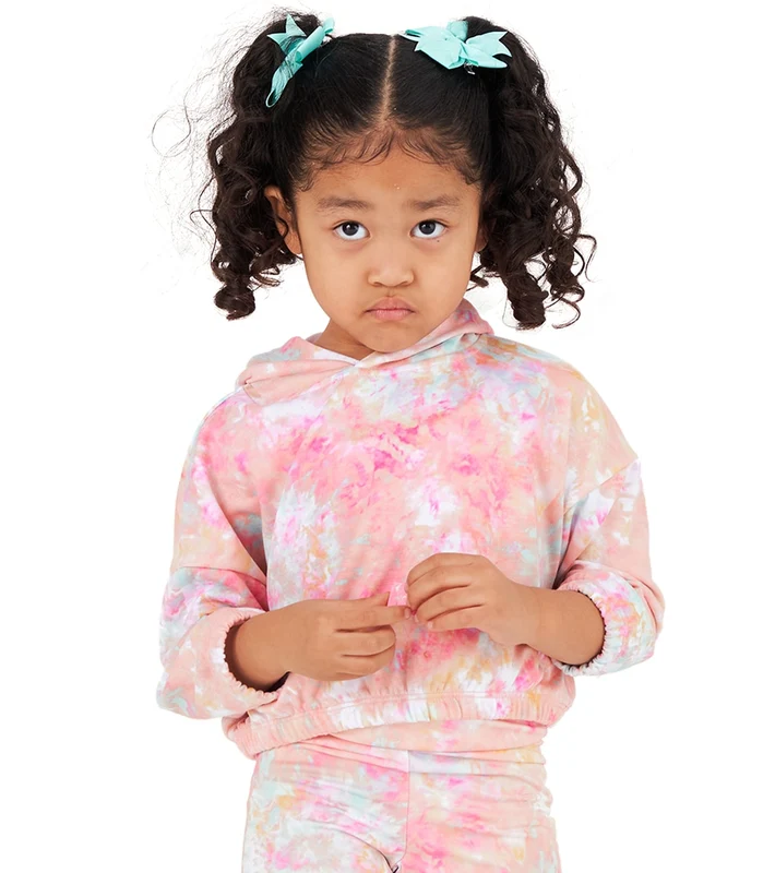 Onzie Girl's Hooded Sweatshirt Rose All Day / L