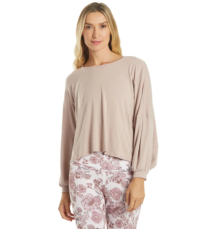 Onzie OM Long Sleeve Yoga Top Woodrose / ML
