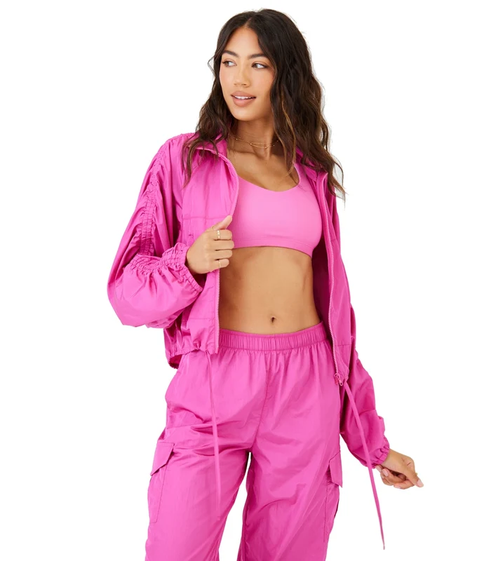 Onzie Parachute Jacket Raspberry / SM