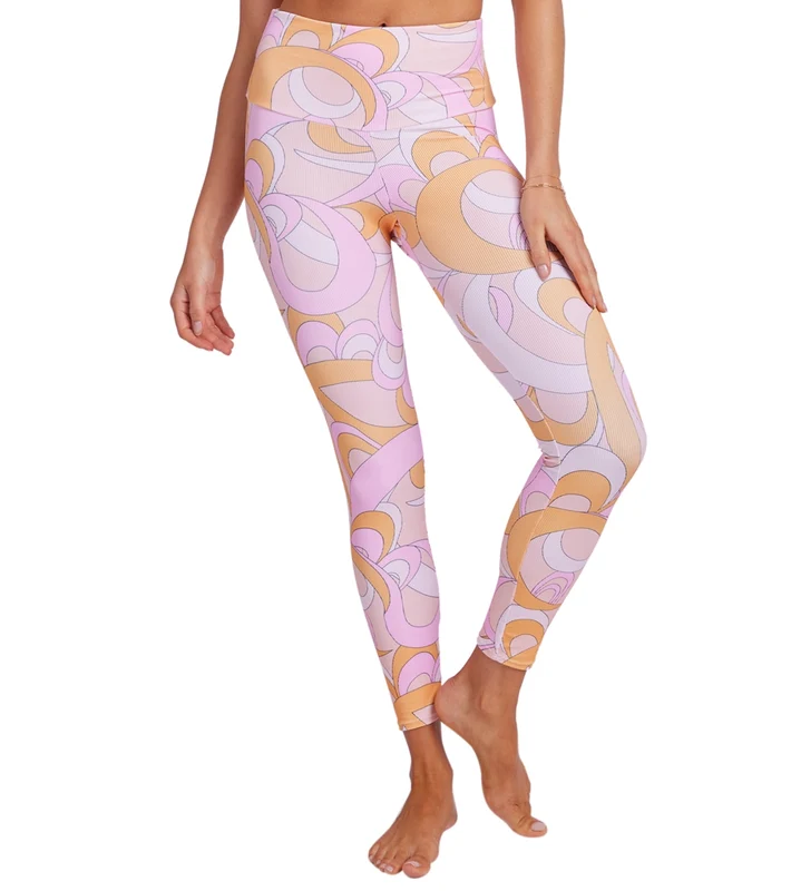 Onzie High Rise Rib 7/8 Legging Summer Groove / XS/S