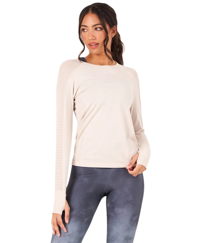 Onzie Seamless Long Sleeve Top Sea Salt / S/M