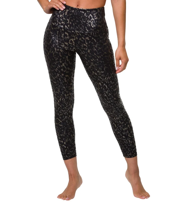 Onzie Printed Foil 7/8 Yoga Leggings Starlight Foil / S/M