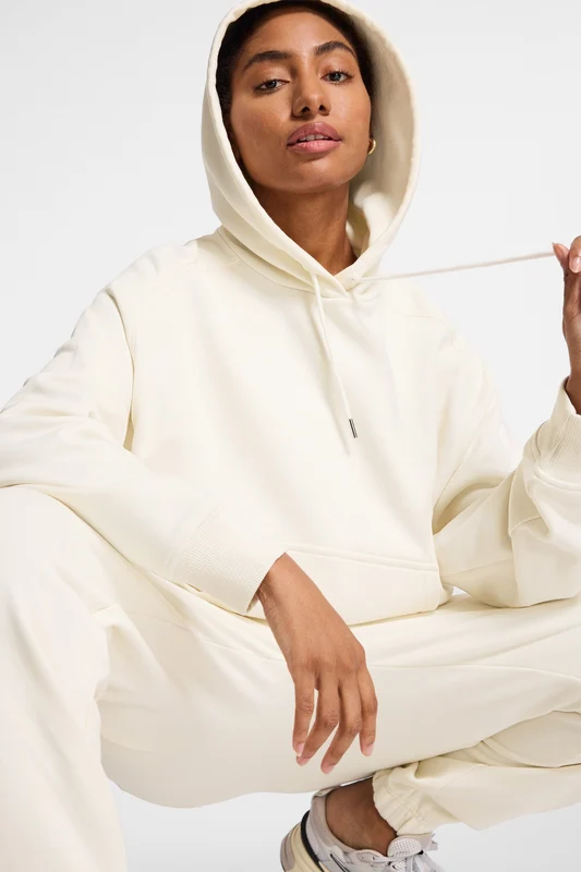 Classic Logo Terry Hoodie - Gardenia Gardenia / M