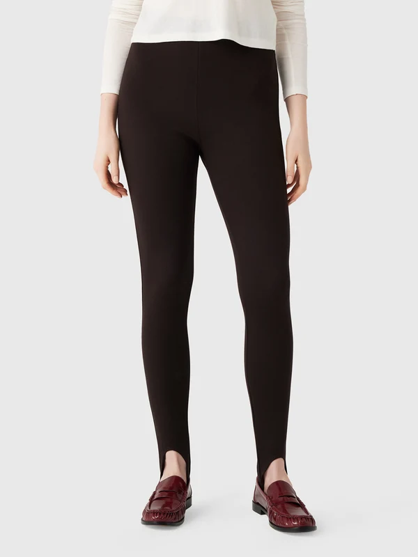 Leset Women's Rio Stirrup Pant M / CHOCOLATE