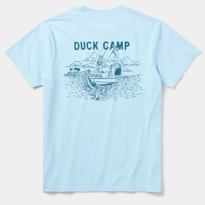Duck Camp Men's Bucket List Short Sleeve Tee ICE WATER 444 / XLRG