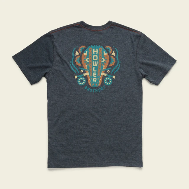 Men's Select T CHA Gator Chomp: Charcoal Heather / L