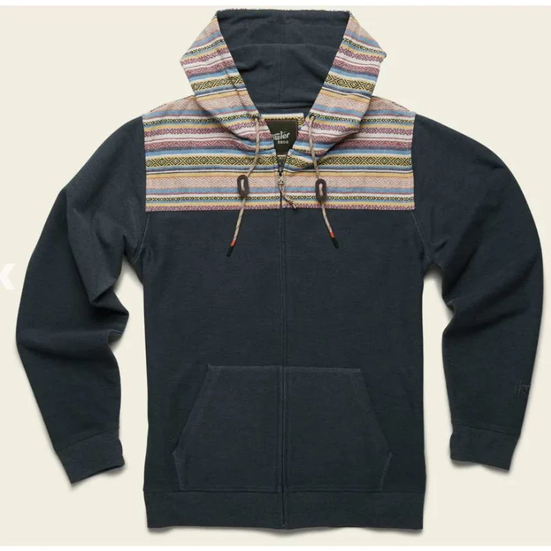 Howler Brothers Men's Shaman Hoodie SMOKE BLUE / HELIO JACQUARD / MED