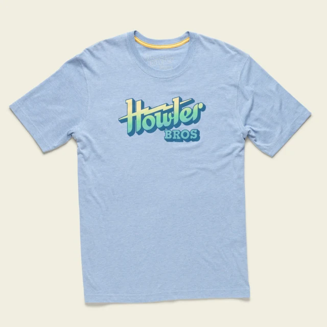 Men's Select T LIG Howler Electric Fade: Light Blue Heather / M