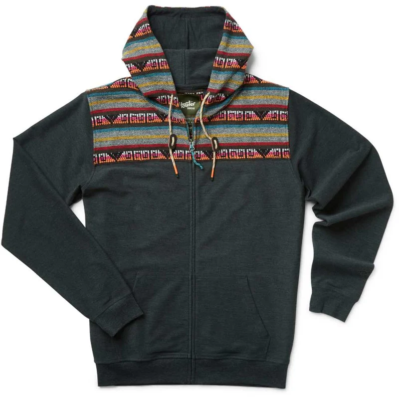 Howler Brothers Men's Shaman Hoodie OATMEAL HEATHER/QUANZI JACQURD / MED
