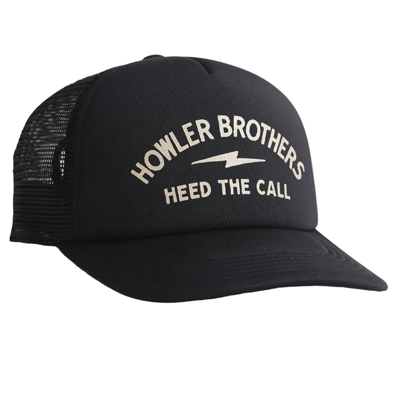 Howler Brothers Lightning Badge Foam Dome Sale Black