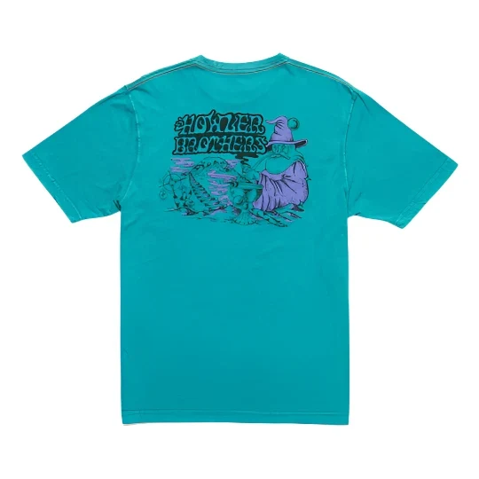Howler Brothers Men's Cotton Short Sleeve T-Shirt SORCERER : ULTRAMARINE / XLRG
