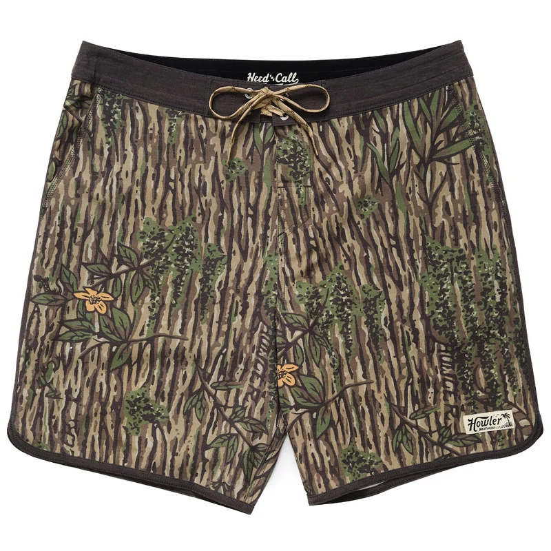 Howler Brothers Bruja Boardshorts Sale Swamp Country Camo / 40