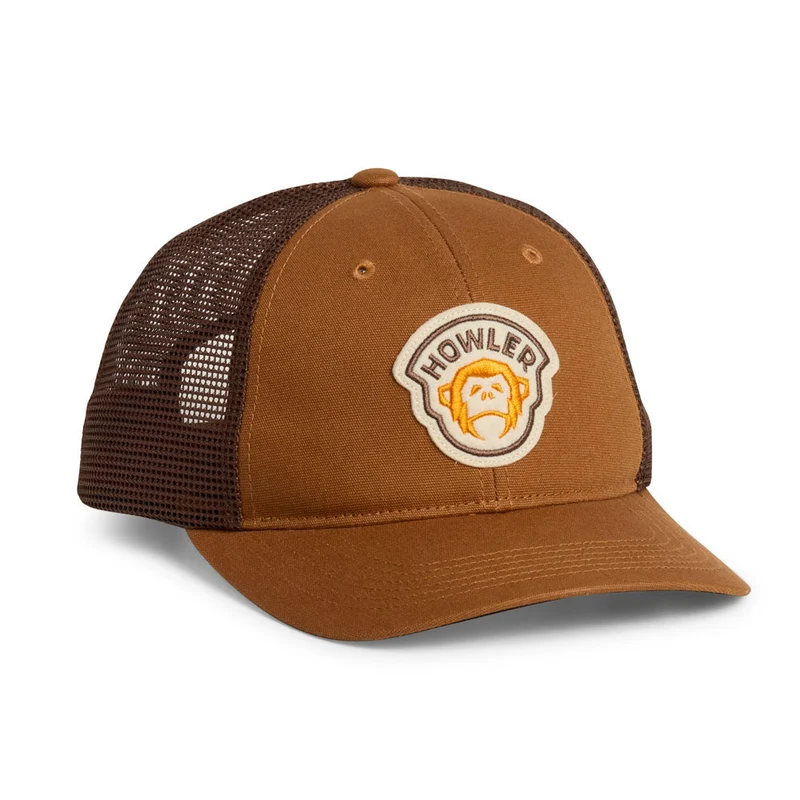 Standard Hat El Mono Badge: Duck Brown