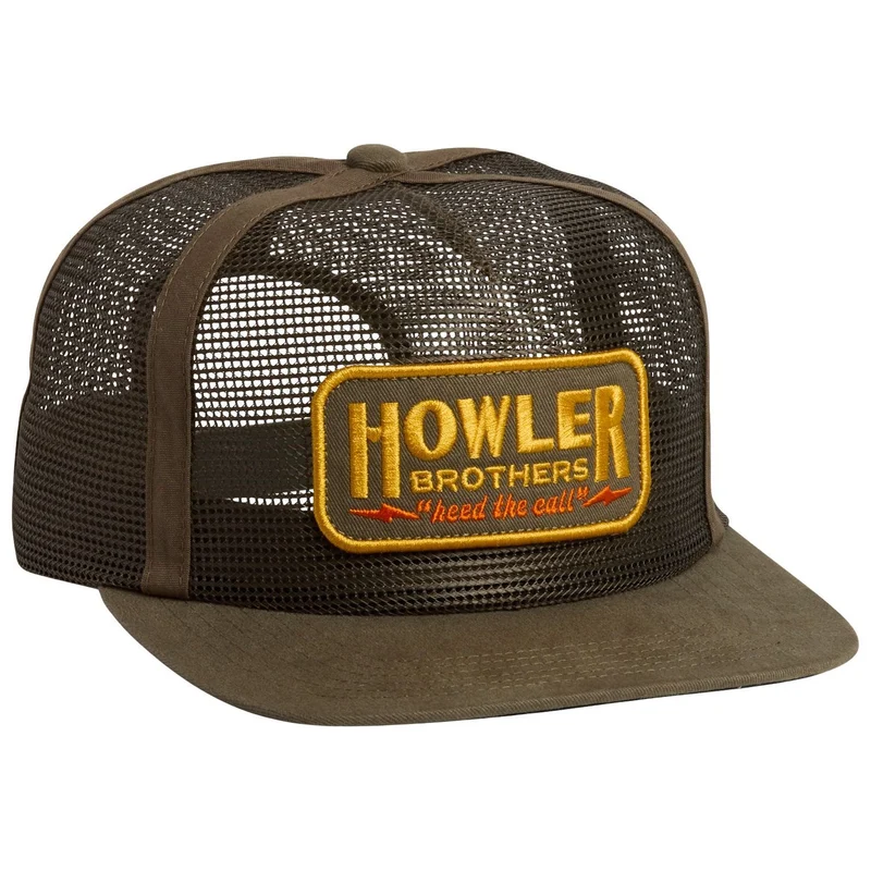 Howler Brothers Feedstore Unstructured Snapback Hat Inside Out : Rifle Green