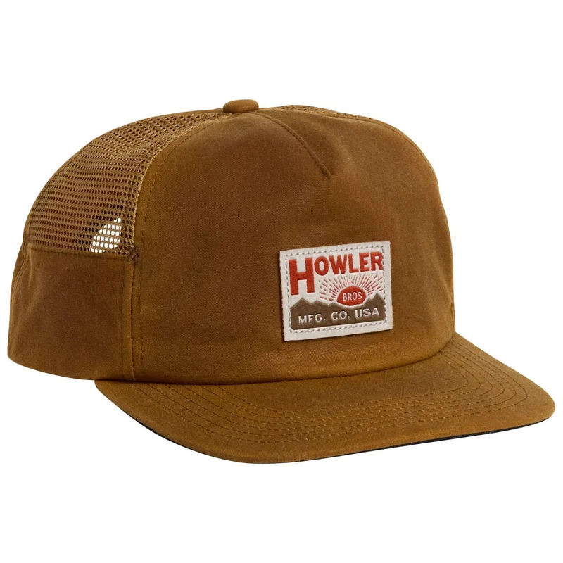 Howler Brothers HB Mfg. Co. Unstructured Snapback Hat Waxed Canvas