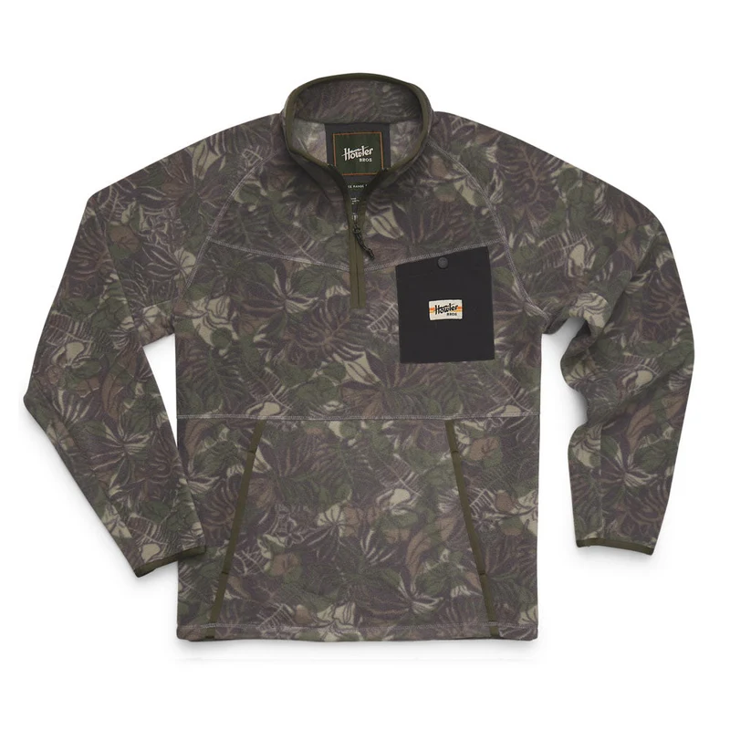 Men's Free Range Fleece Pullover Tropic Noir / XXL