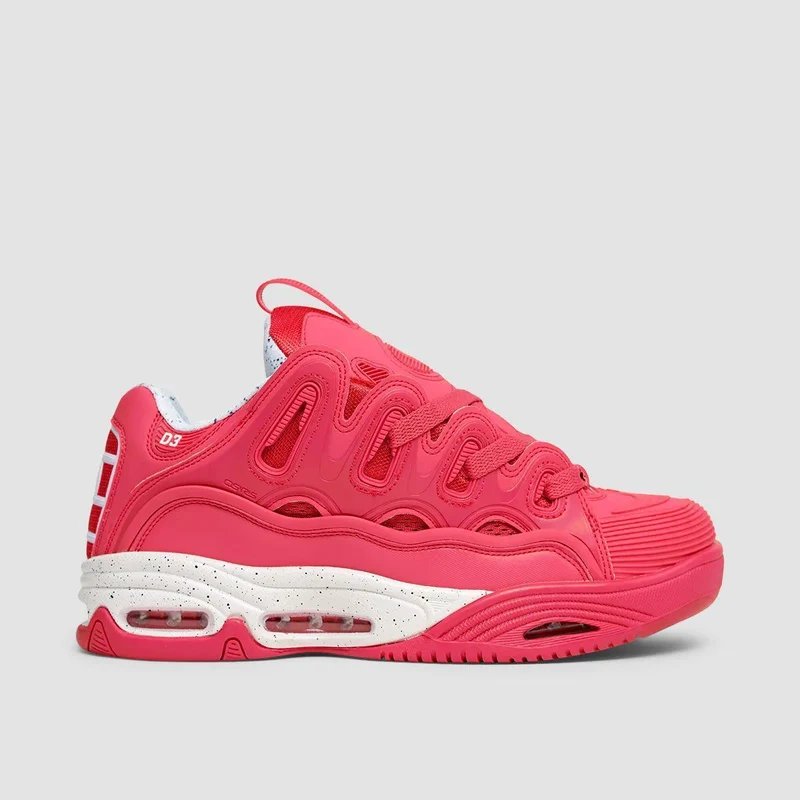 Osiris D3 2001 Shoes - Pink/White/Pink 5uk / Pink/White/Pink