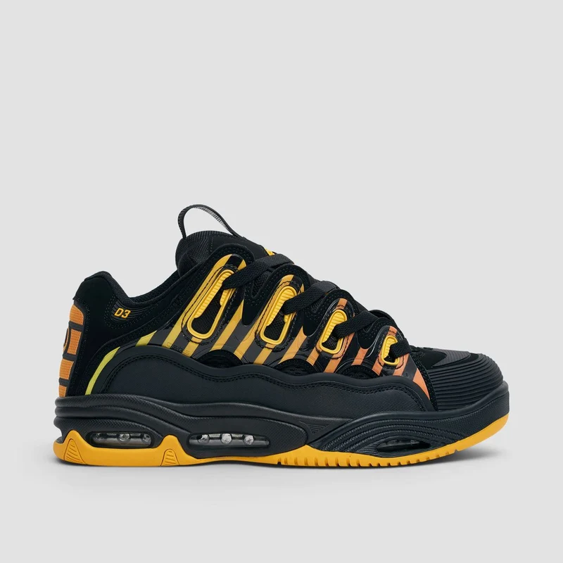 Osiris D3 2001 Shoes - Caution/Black/Fade 9uk / Caution/Black/Fade