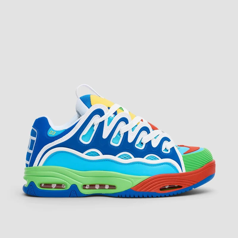 Osiris D3 2001 Shoes - Blue/Lime/Multi 9uk / Blue/Lime/Multi