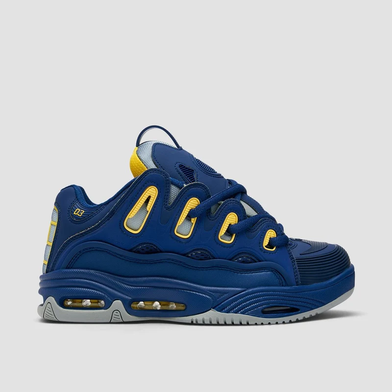 Osiris D3 2001 Shoes - Cadet Blue/Yellow 11uk / Cadet Blue/Yellow