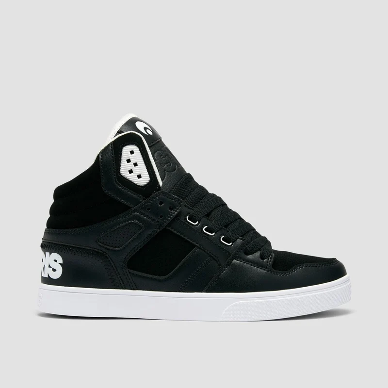 Osiris Clone High Top Shoes - Black/Black/White 8uk / Black/Black/White