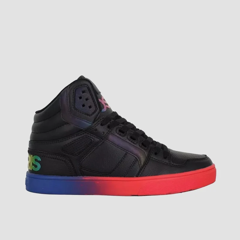 Osiris Clone High Top Shoes - Black/Black/Multi 8uk / Black/Black/Multi