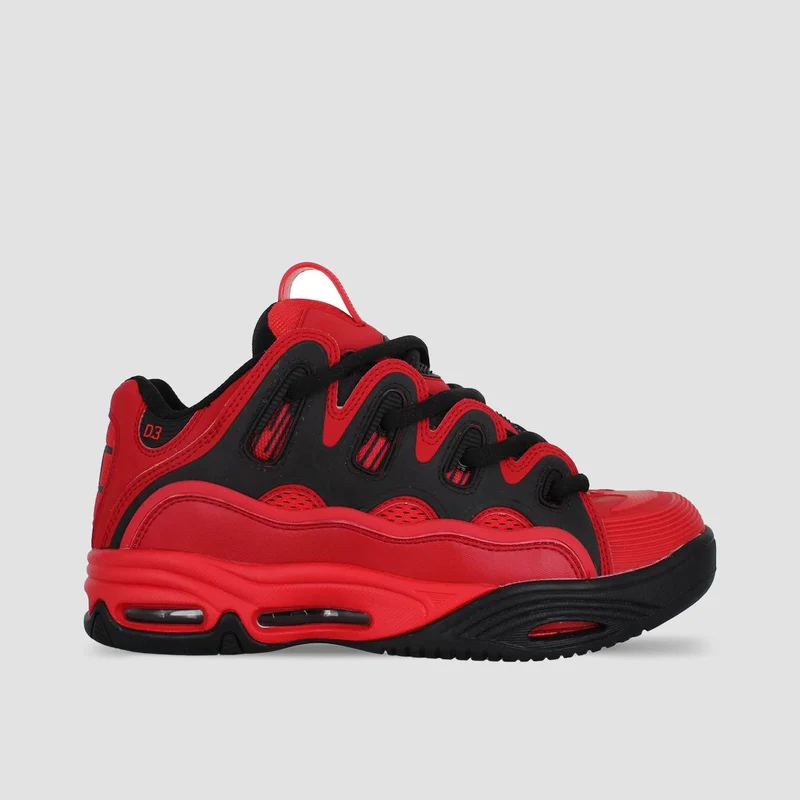 Osiris D3 2001 Shoes - Red/Black/Red 11uk / Red/Black/Red